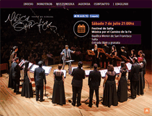 Tablet Screenshot of musicaquantica.com