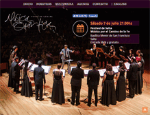 Tablet Screenshot of musicaquantica.com.ar